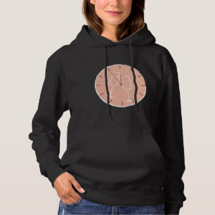 Wine O Clock White Glass No Text Hoodie