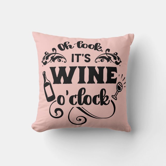 WINE O'CLOCK CUSHION (Front)