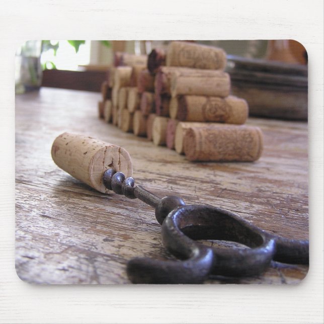 Wine Opener Mouse Pad (Front)