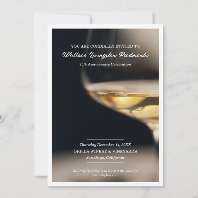 Wine Party Invitation (Front)