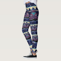 Wine Patterned Leggings