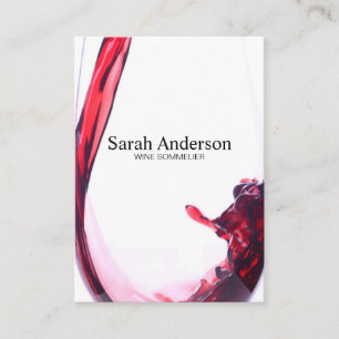 Wine Pour   Splash II Business Card
