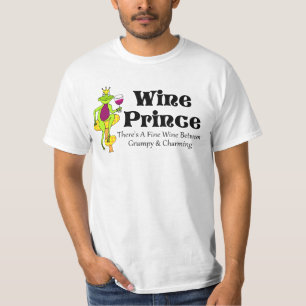 Wine Prince "Fine Wine Between Grumpy & Charming" T-Shirt