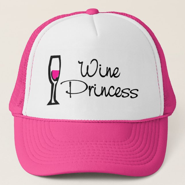 Wine Princess Trucker Hat (Front)