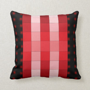 Wine Red 3D Colour Design Pillow