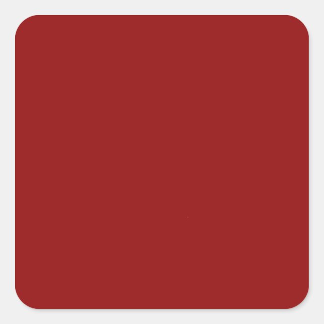 Wine red maroon square sticker (Front)