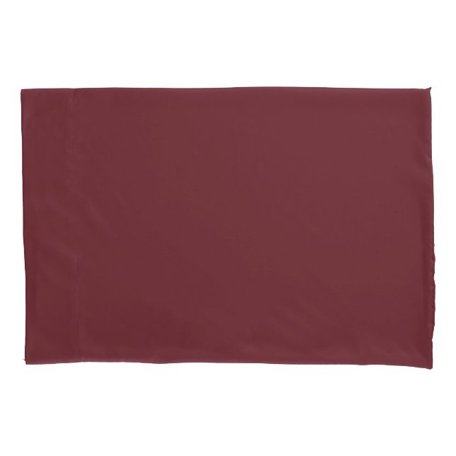 Wine Red Pillowcase (Front)