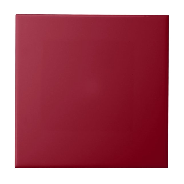 Wine Red Solid Colour | Classic | Elegant Tile (Front)
