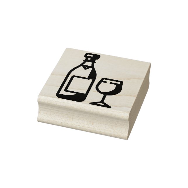 wine rubber stamp (Stamp)