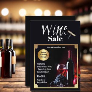 wine sale invitation