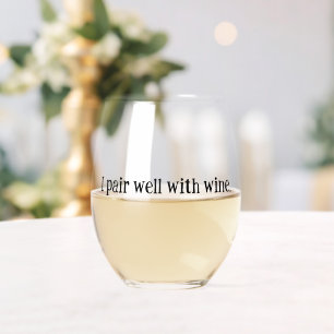Wine Saying Stemless Wine Glass