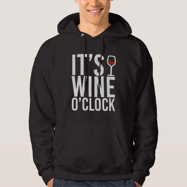 Wine Sayings Hoodie (Front)