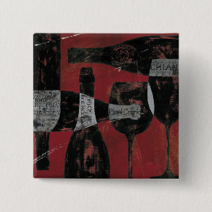 Wine Selection 15 Cm Square Badge