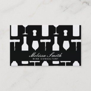 Wine Set Business Card