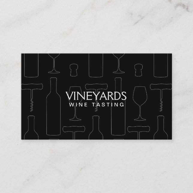 Wine Set Business Card (Front)