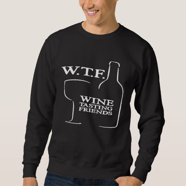 Wine Shirts WTF Wine Tasting Friends (Front)