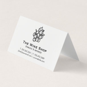 Wine Shop Business Card
