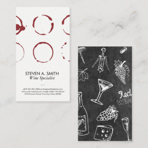 Wine Stains Winery Business Card