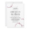 Wine Stains Winery Vineyard Wedding Invitation