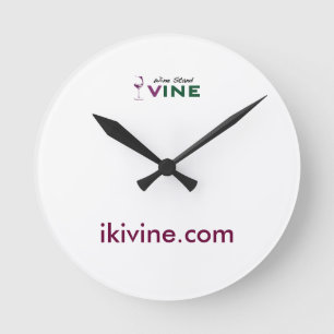 Wine Stand VINE Original Logo Clock