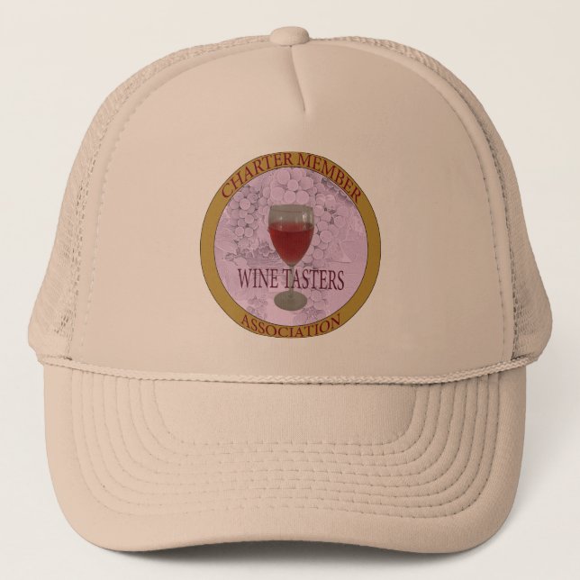 Wine Tasters Trucker Hat (Front)