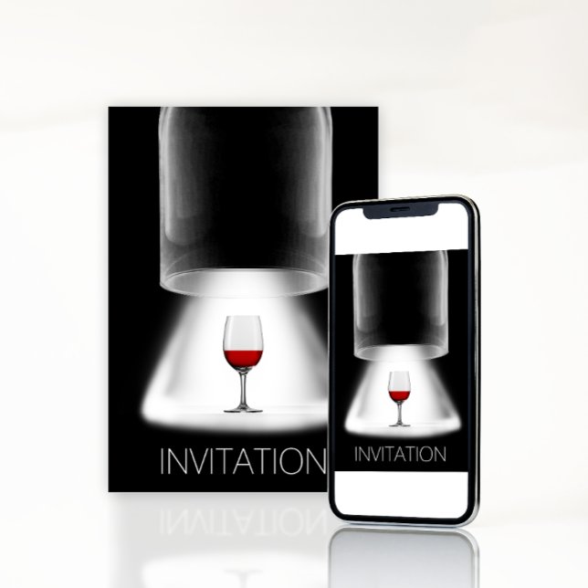 Wine Tasting Cocktail Party Vip Invitation (Creator Uploaded)