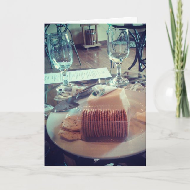 "Wine Tasting" Congratulatory Card (Front)