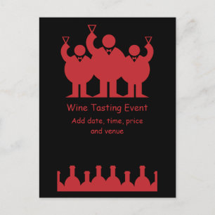 Wine Tasting Event Promotion Poster Postcard