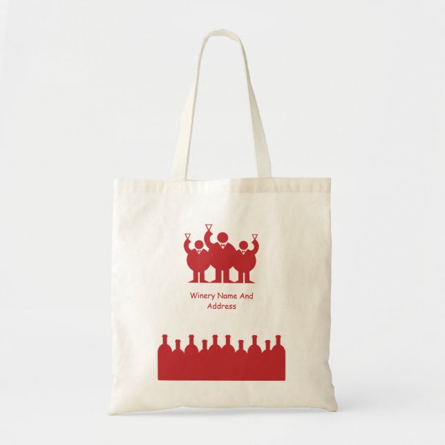 Wine Tasting Event Promotion  Tote Bag (Front)