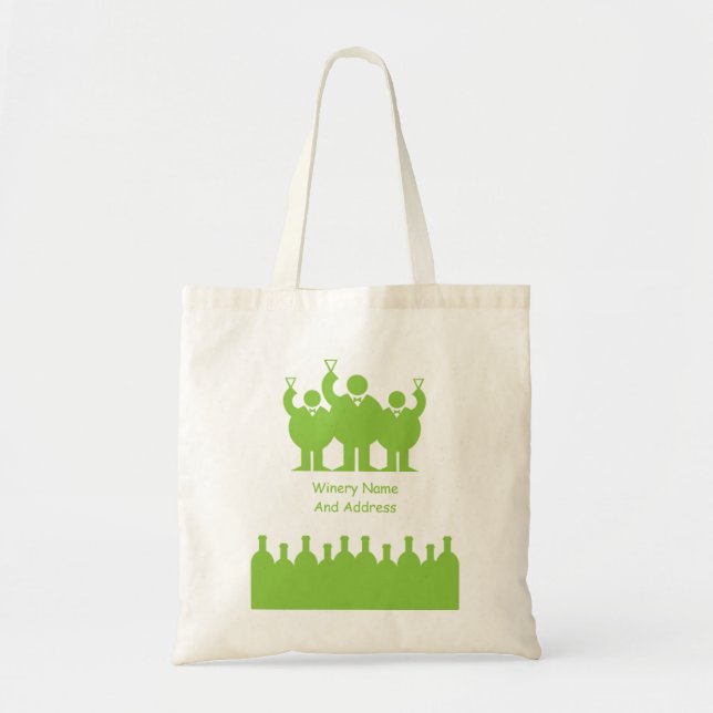 Wine Tasting Event Promotion  Tote Bag (Front)