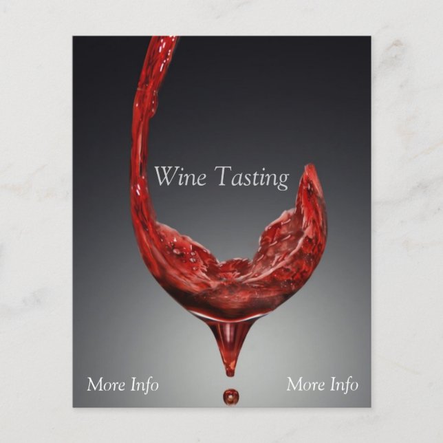 Wine Tasting Flyer (Front)