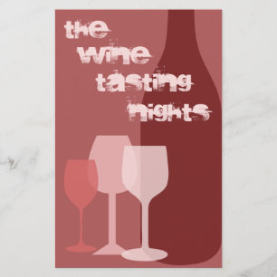 Wine tasting flyer