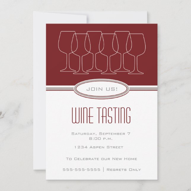 Wine Tasting Invitation (Front)