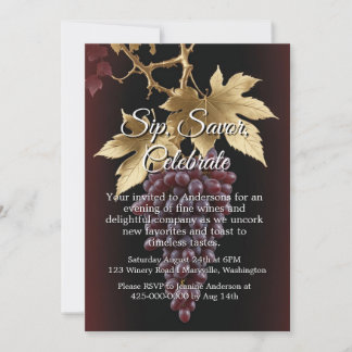 Wine Tasting Invitation