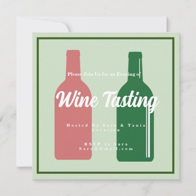 Wine Tasting Invitation (Front)