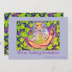 Wine-Tasting Invitation "Mighty Winemaker" 