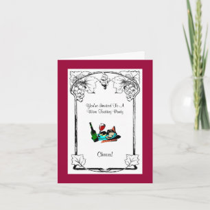 Wine Tasting Party Invitation