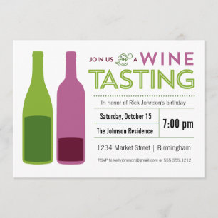Wine Tasting Party Invitation