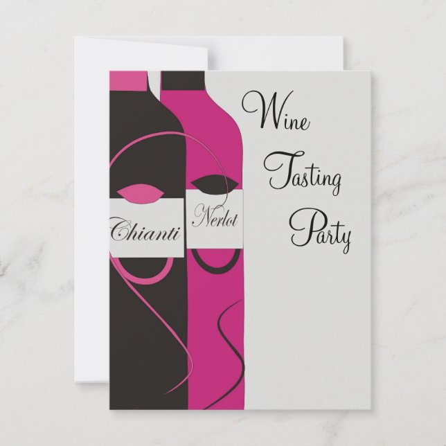 Wine Tasting Party Invitation (Front)
