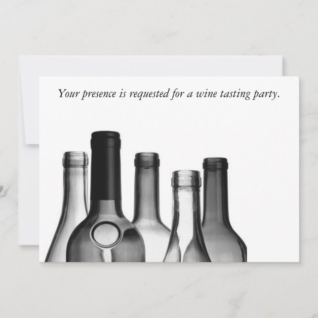 Wine Tasting Party Invitations (Front)