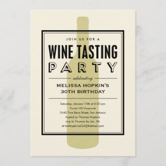 Wine Tasting Party Invitations