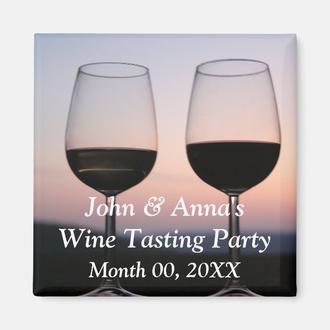 Wine Tasting Party Magnet (Front)