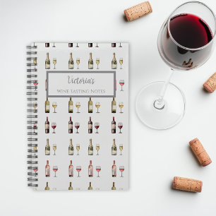 Wine Tasting Personalised Notebook