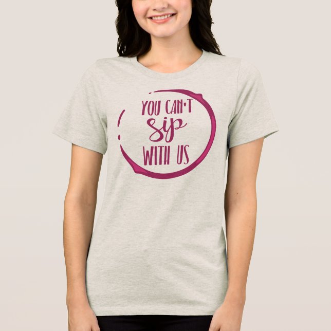 Wine-Themed Bachelorette Group Tri-Blend Shirt (Front)