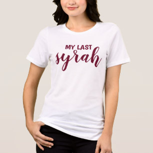 Wine-themed Bachelorette Party Group Tri-Blend Shirt