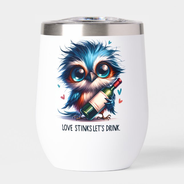 Wine Thermal Wine Tumbler (Front)