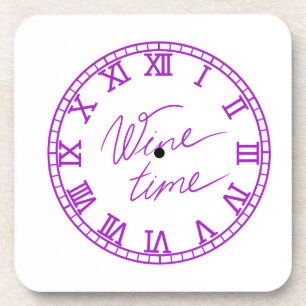 Wine Time on a Coaster
