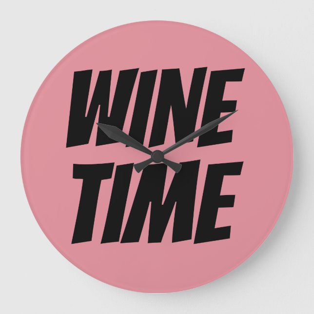 WINE TIME WALL CLOCK (Front)