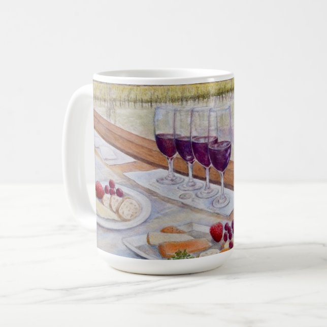 Wine Train Happy Hour Coffee Mug (Front Left)