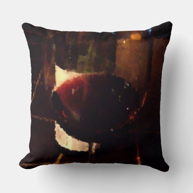 Wine under Glass Cushion (Front)